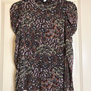 Bar III -Floral Patterned Women's Top - XXS